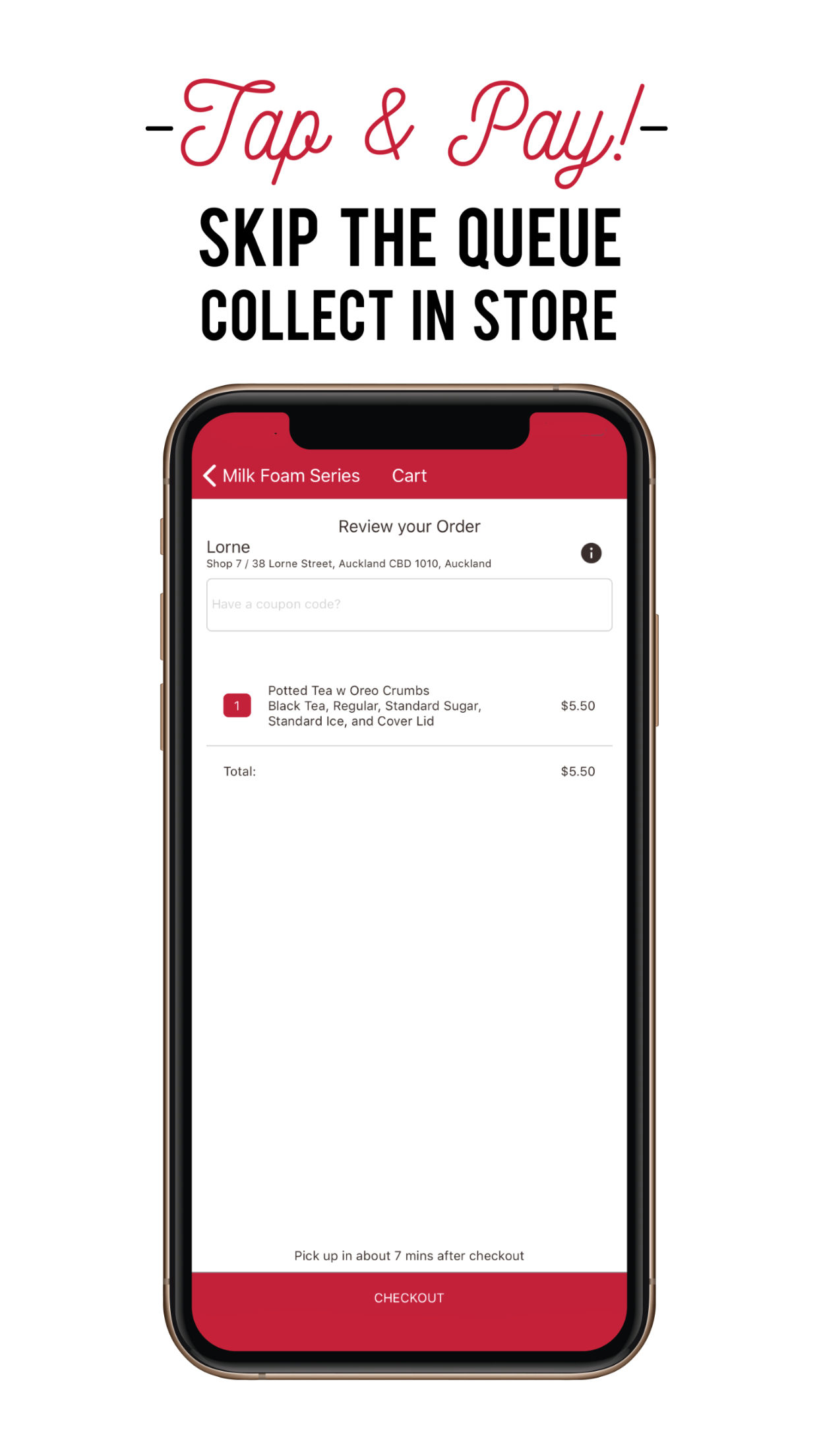 Gong Cha iOS App Screenshot