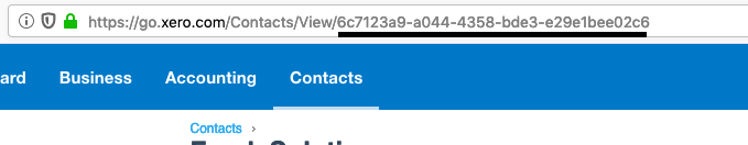 Xero Contact Id